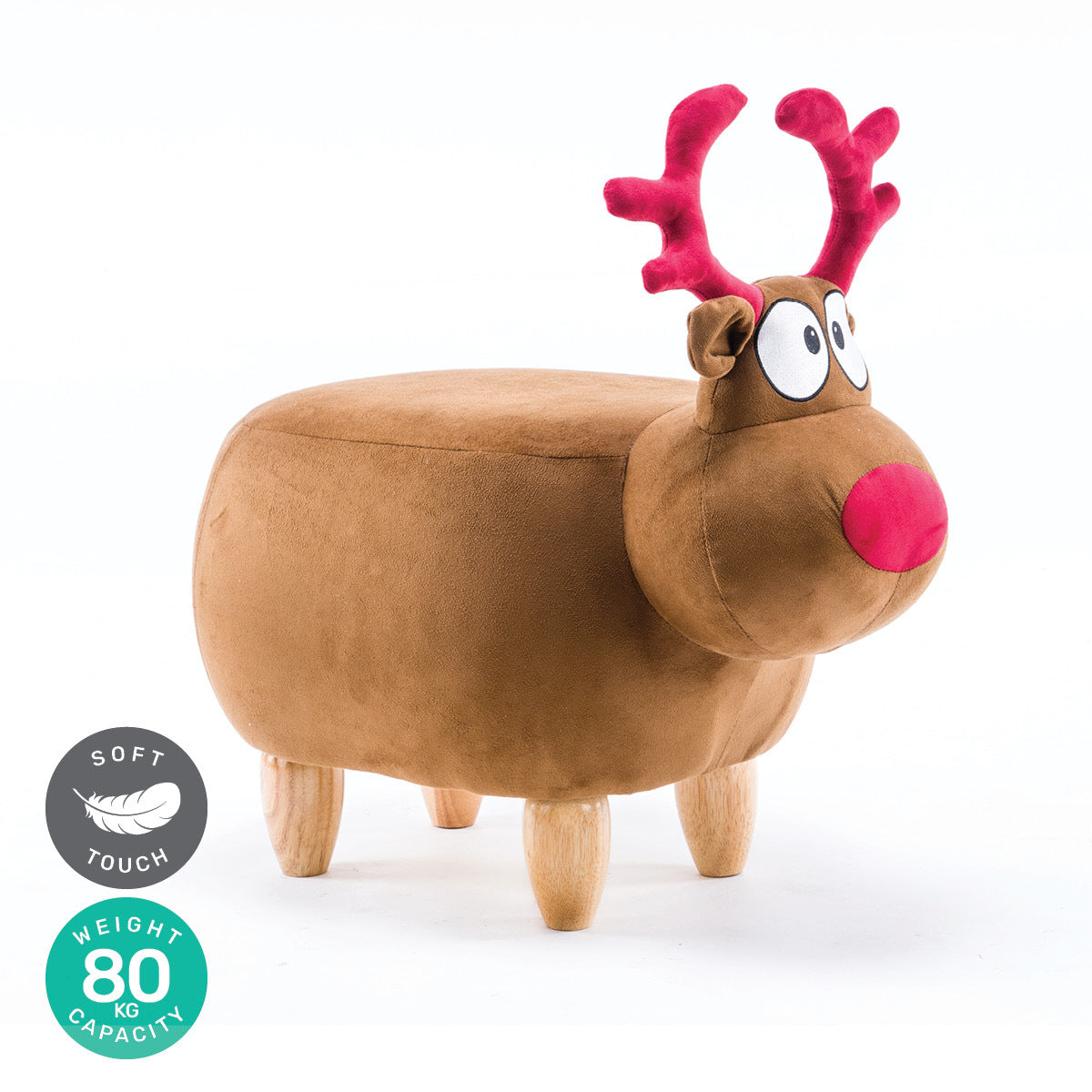 Home Master Kids Animal Stool Reindeer Character Premium Quality &amp; Style